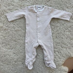 Benben Tan Stripes Footie